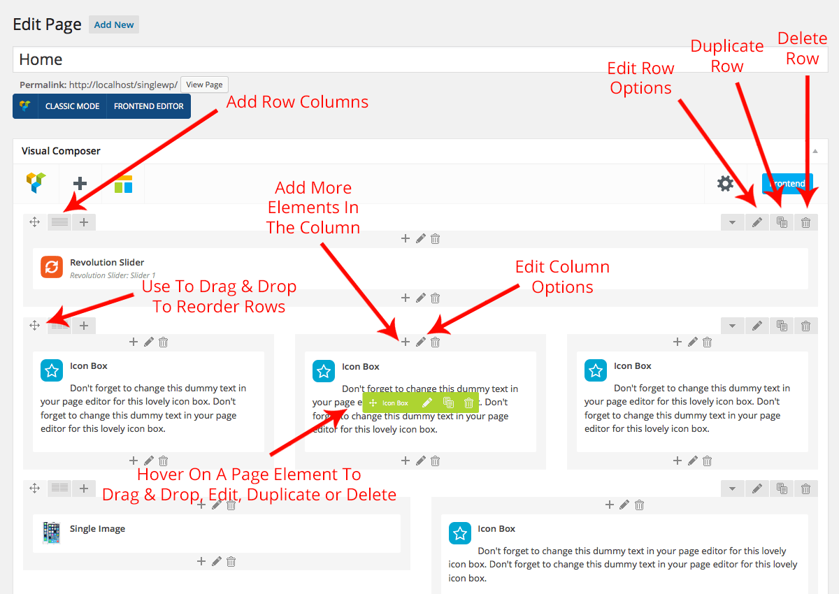 Backend Editor Map
