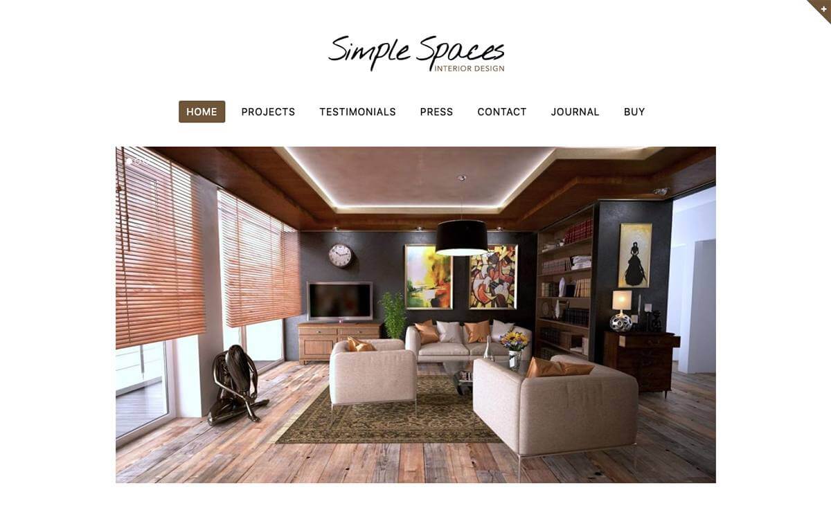 Simple Spaces Total Theme Demo