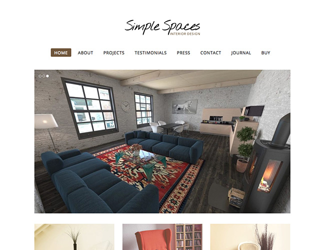 Simple Spaces Total Theme Demo